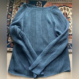 Blue Sheer Long Sleeve